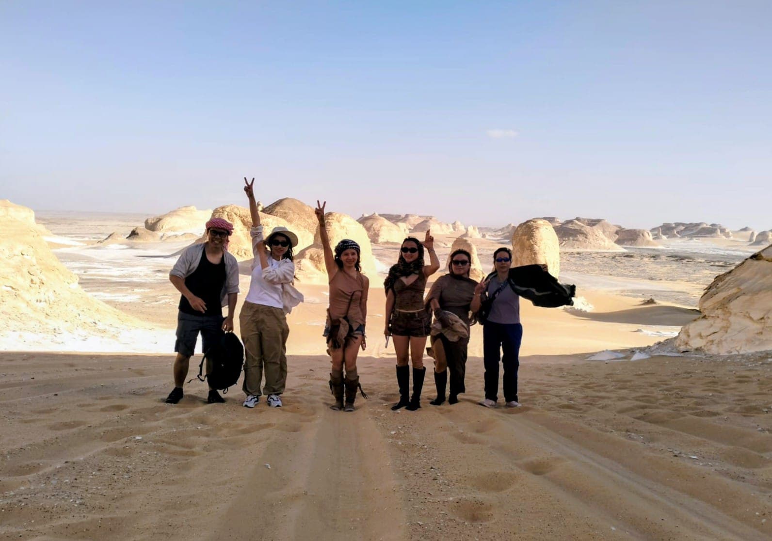 white desert